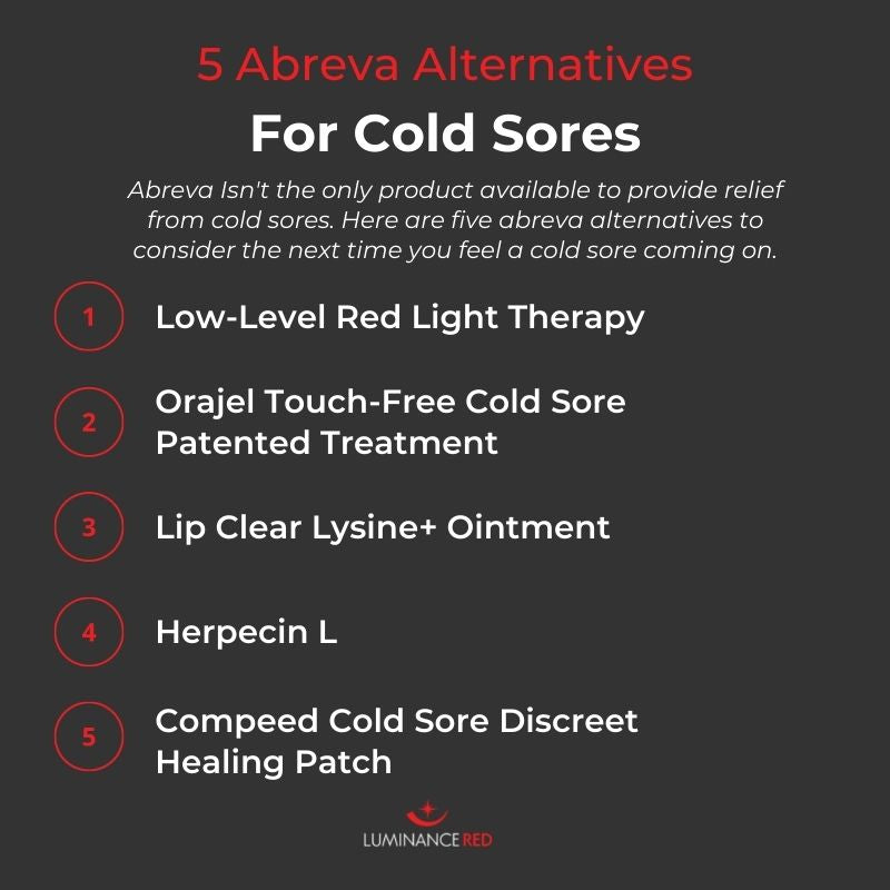 5 Abreva Alternatives To Heal Your Cold Sore Fast Infographic