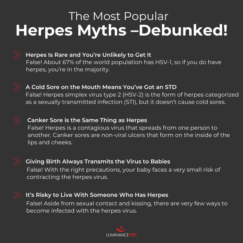 herpes myths debunked