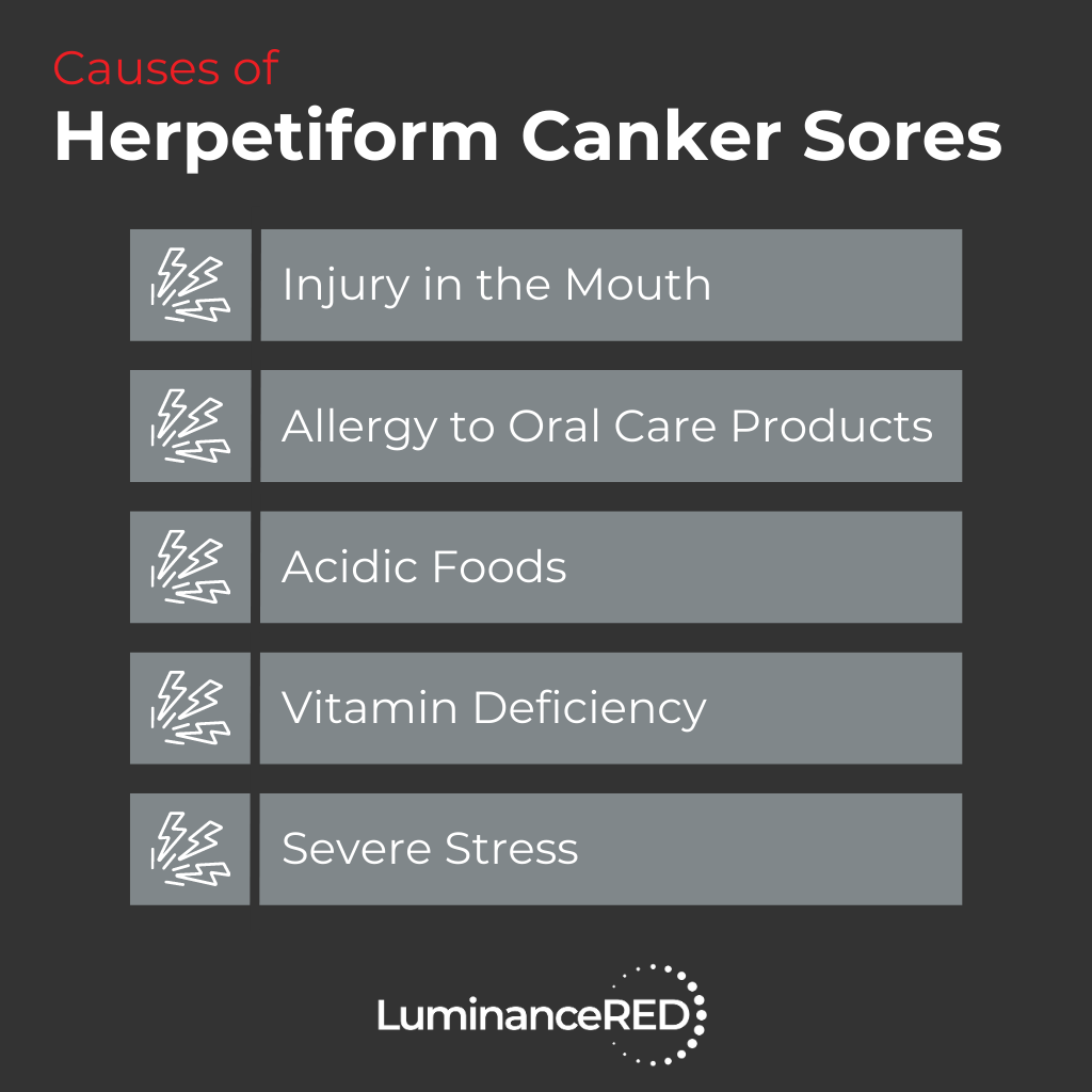 Infographic: Herpetiform Canker Sores: Everything You Need to Know