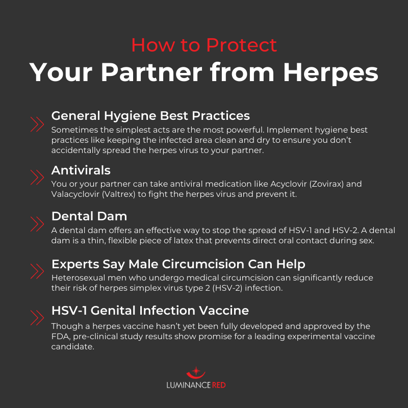 Protect your partner from herpes